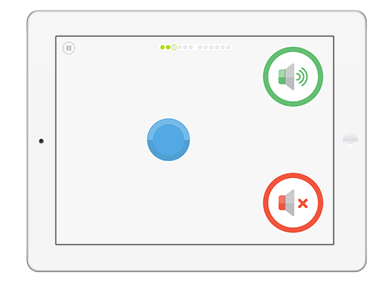 SHOEBOX Audiometry Automated Test Game Play