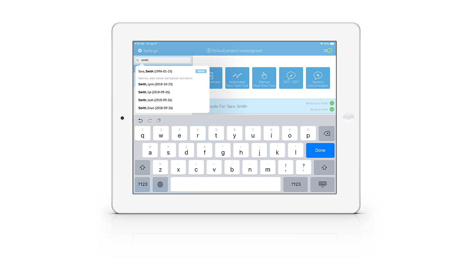 SHOEBOX Audiometry Noah Integration