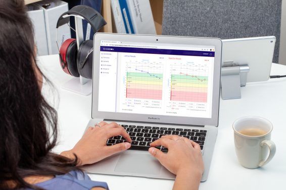 Audiological Professional Supervision - Person Reviewing Test Results