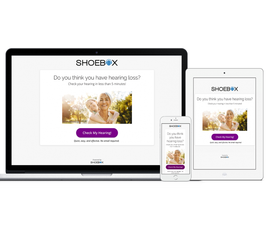 SHOEBOX Online on various devices