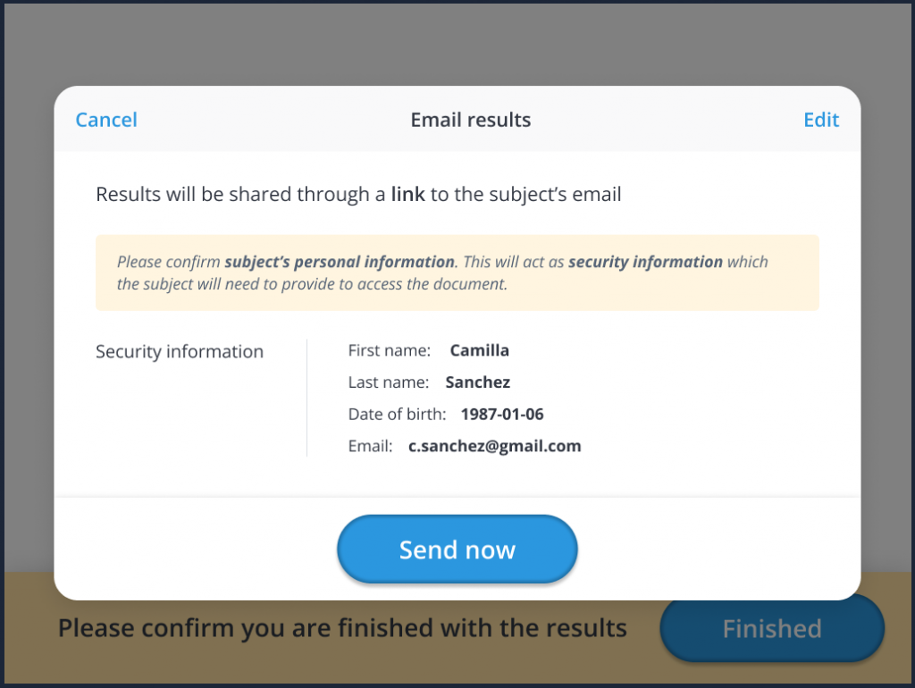 SHOEBOX PureTest Report Screenshot